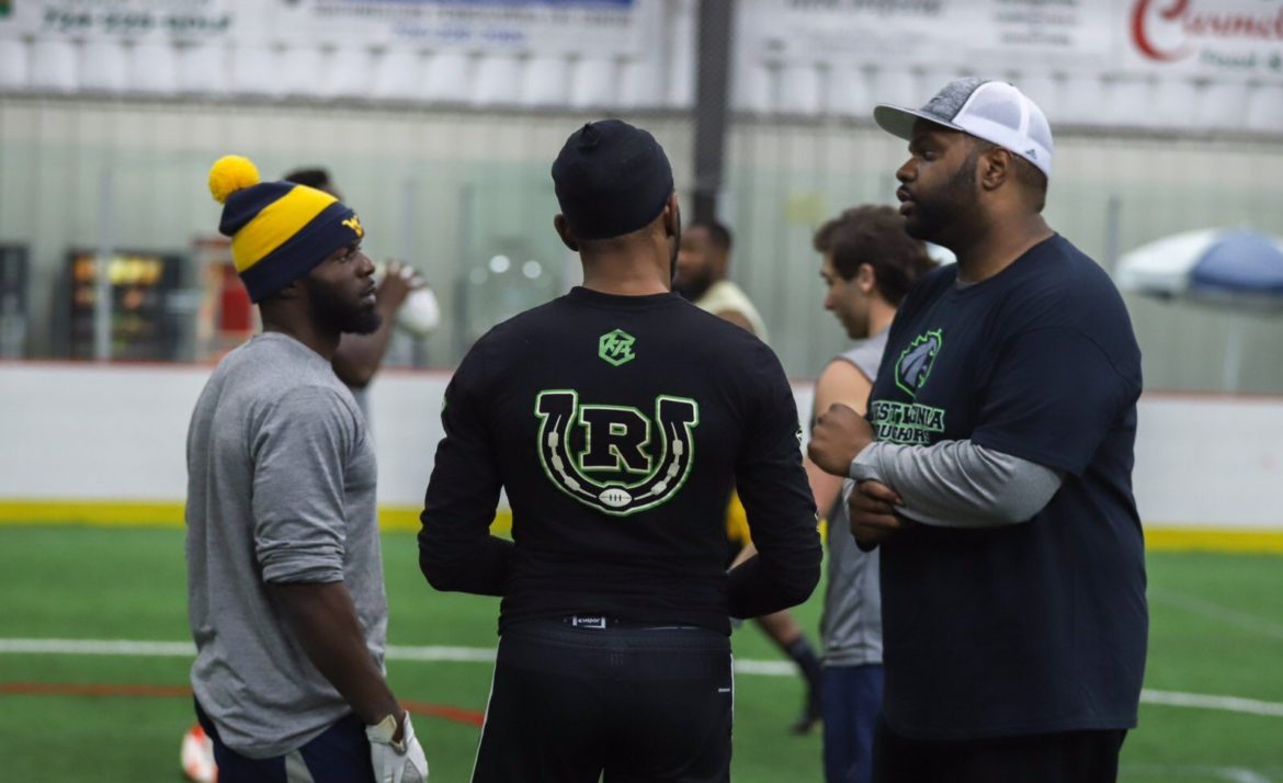 Coach LaRoi Johnson, West Virginia Roughriders, interview with Joe Gaiter